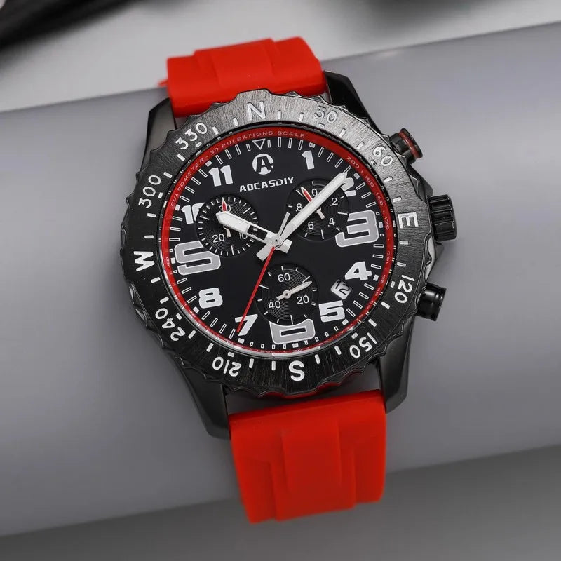 Men's Waterproof Sports Chronograph Watch
