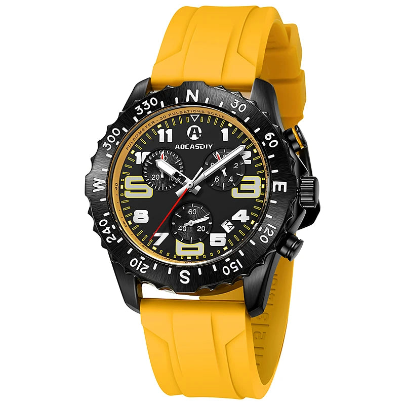 Men's Waterproof Sports Chronograph Watch