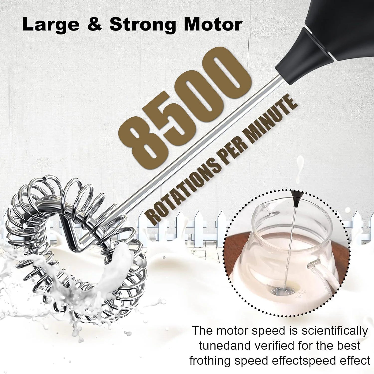 USB Rechargeable Milk Frother