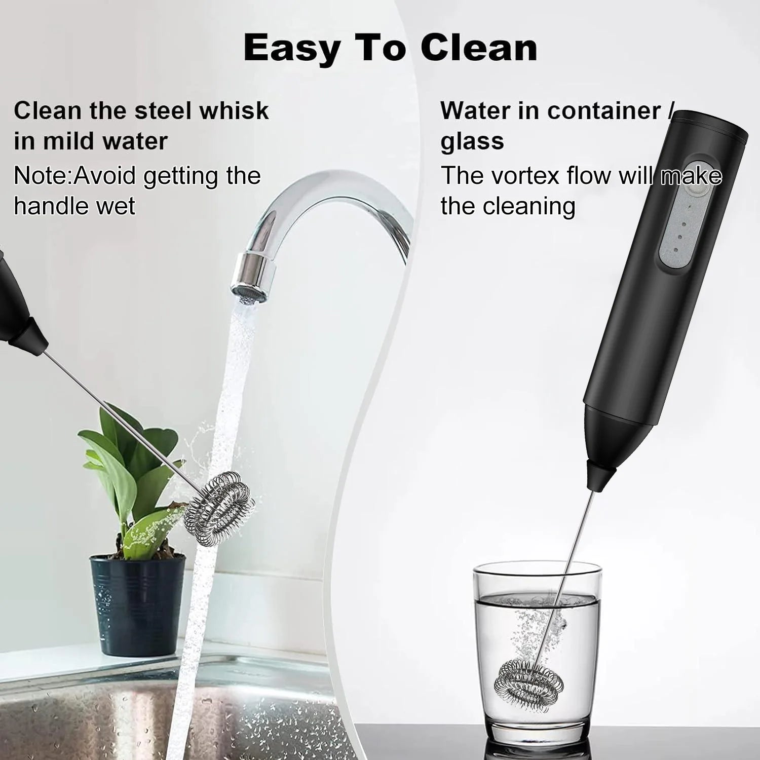 USB Rechargeable Milk Frother