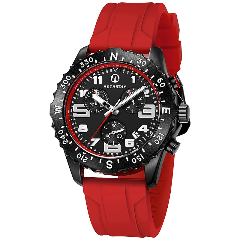 Men's Waterproof Sports Chronograph Watch