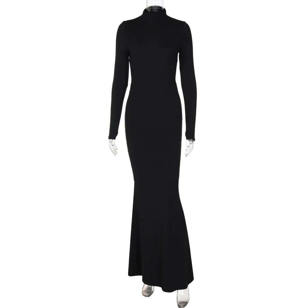 Elegant Backless Maxi Dress
