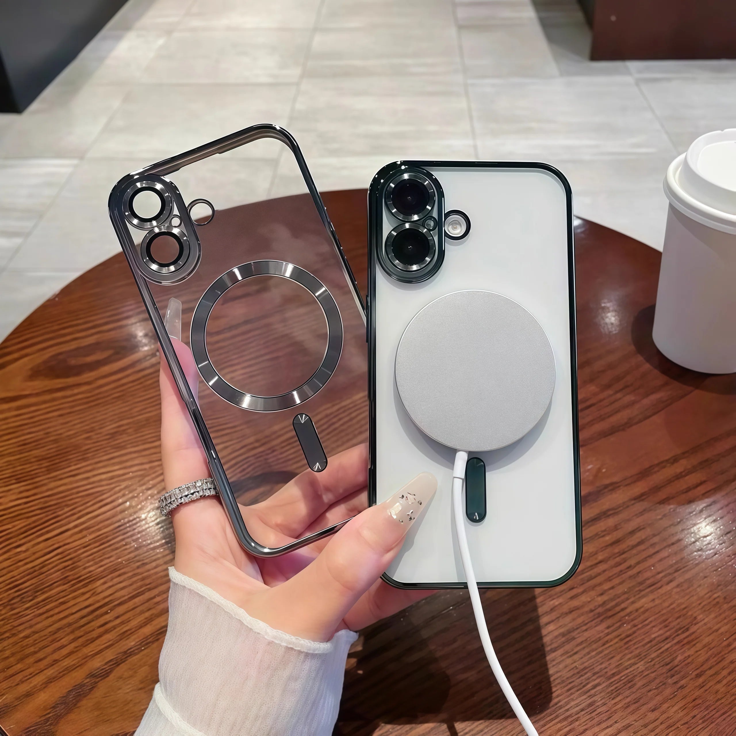 Funda Transparente Magnética para iPhone