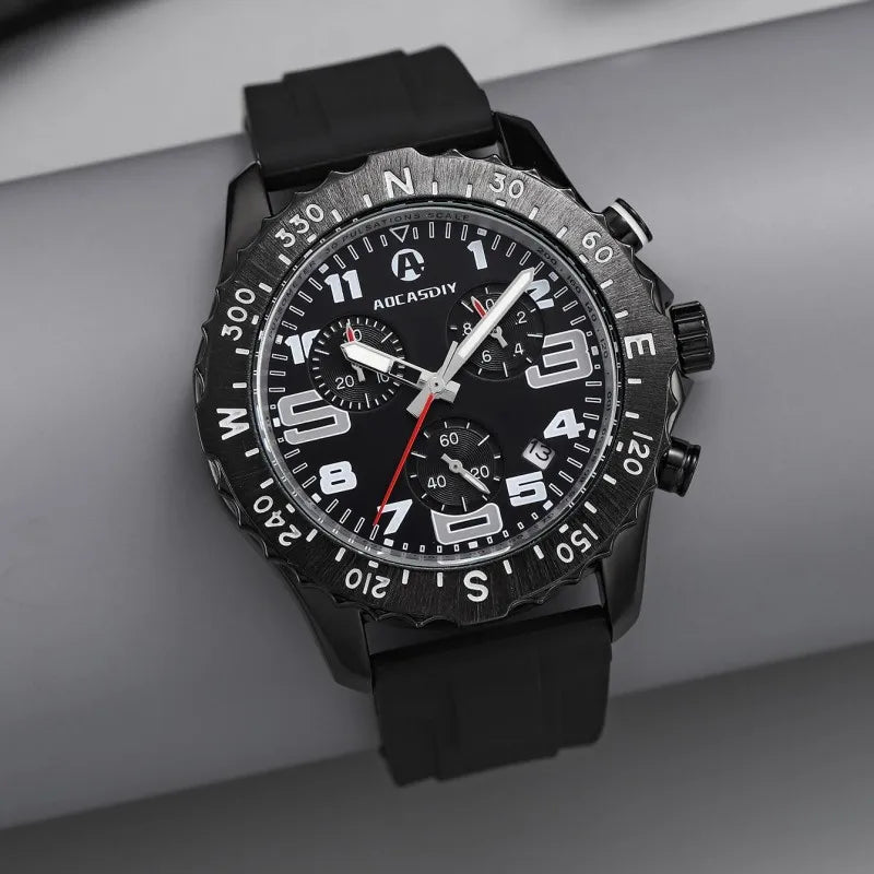 Men's Waterproof Sports Chronograph Watch