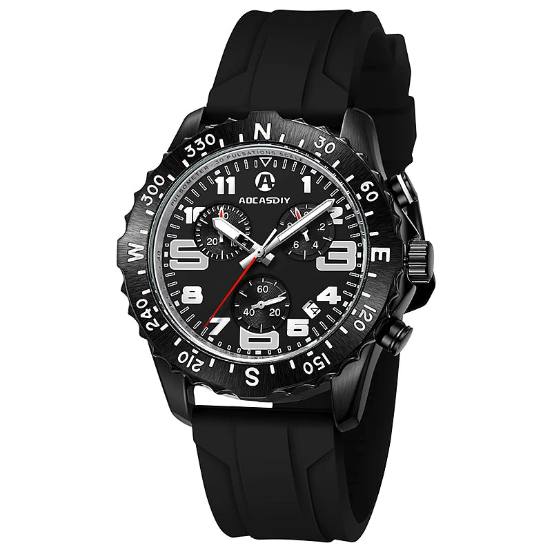 Men's Waterproof Sports Chronograph Watch
