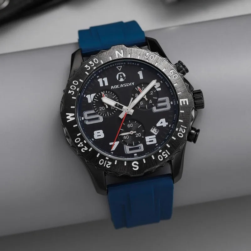 Men's Waterproof Sports Chronograph Watch