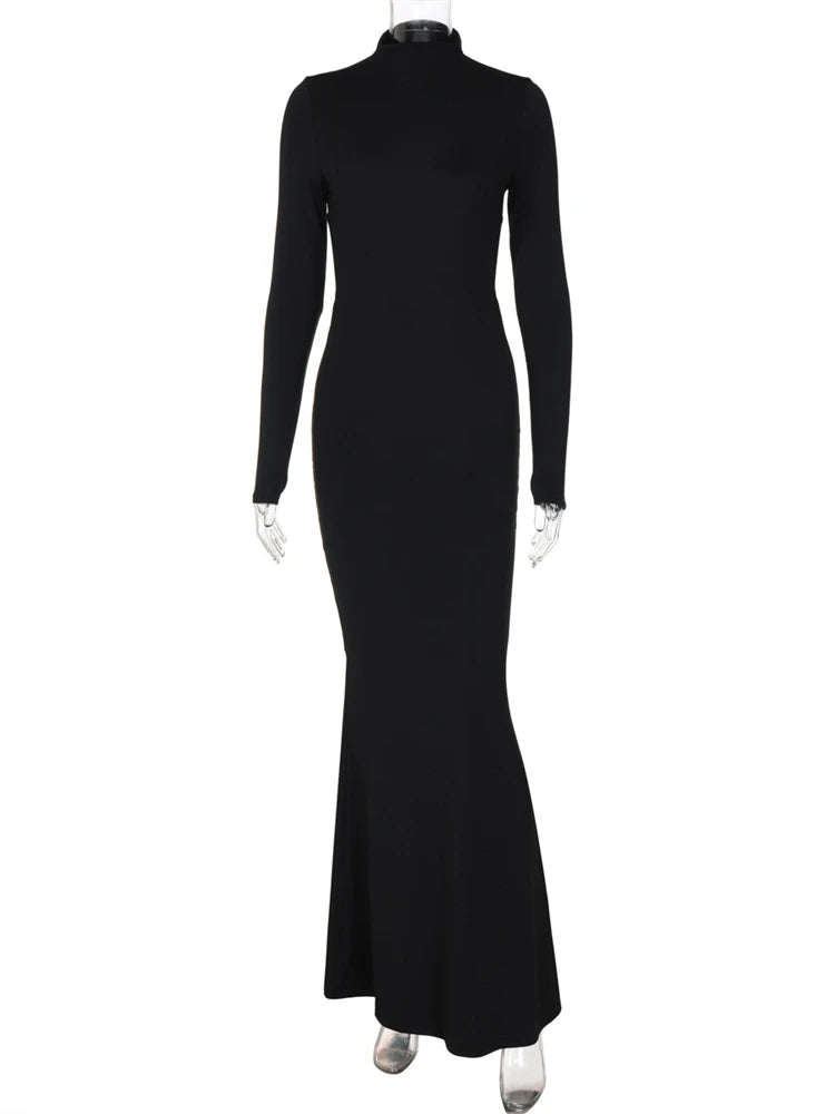 Elegant Backless Maxi Dress