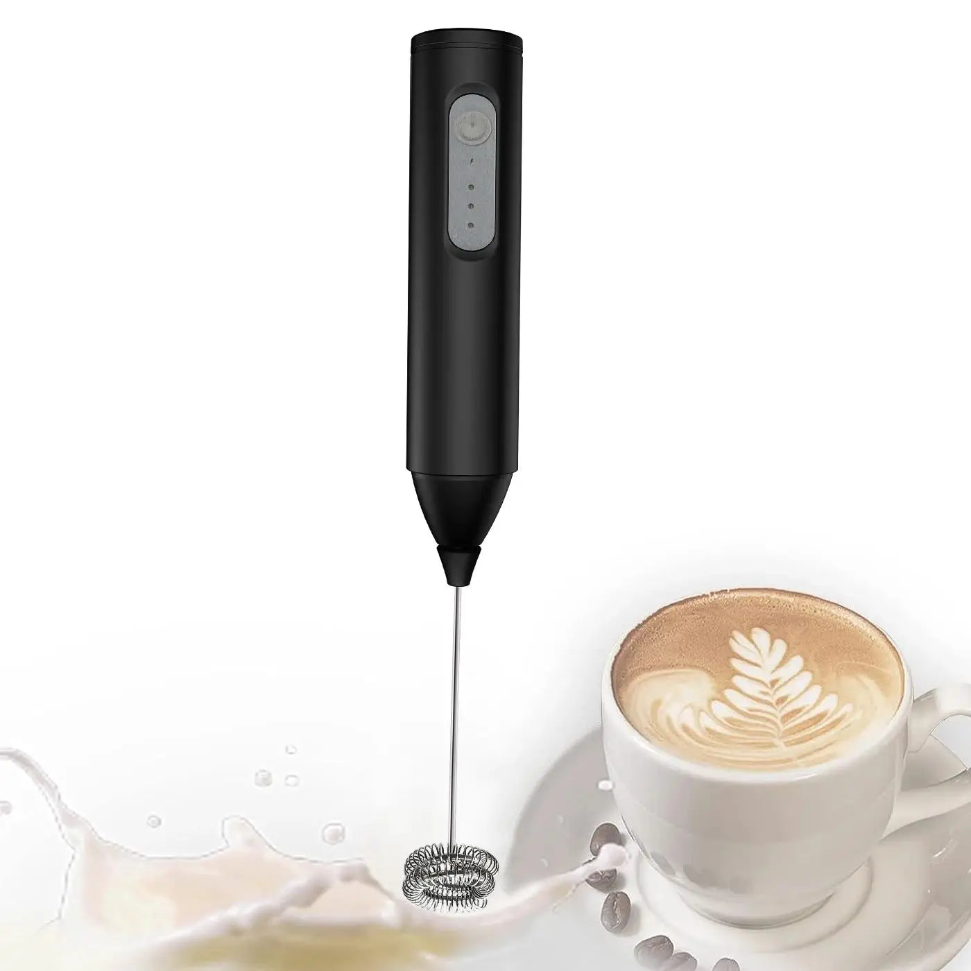Espumador de leche recargable por USB
