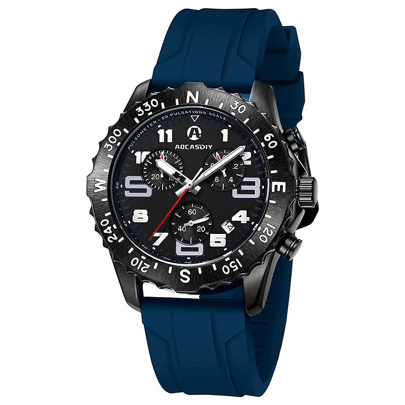 Men's Waterproof Sports Chronograph Watch