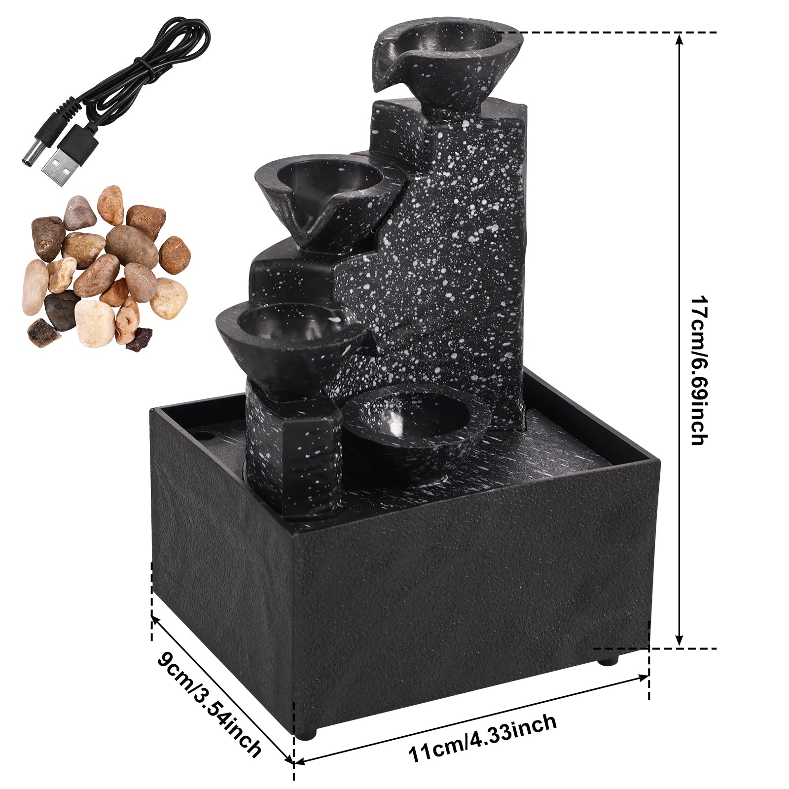 Zen Tabletop Water Fountain
