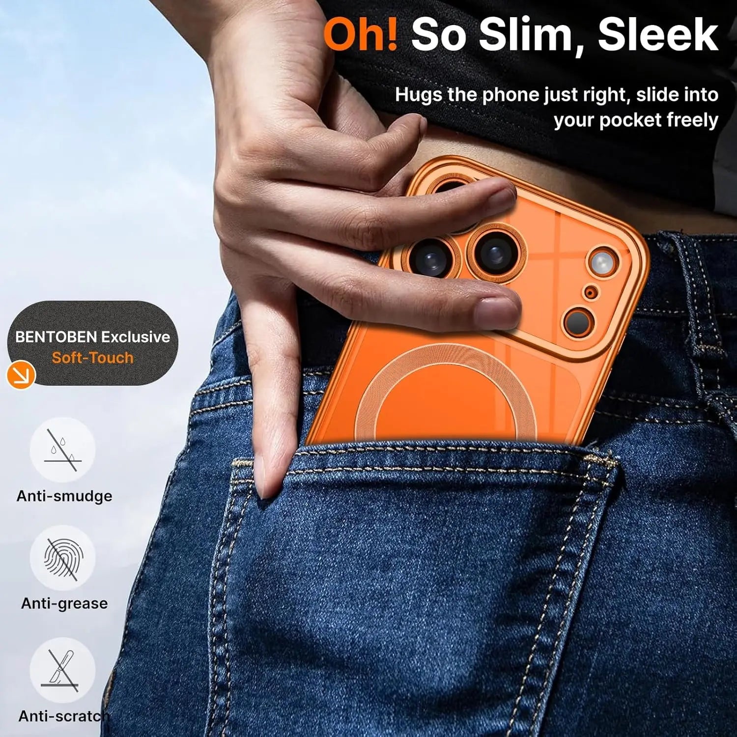 Magnetic Clear iPhone Case