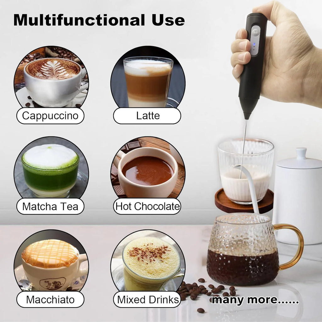 USB Rechargeable Milk Frother