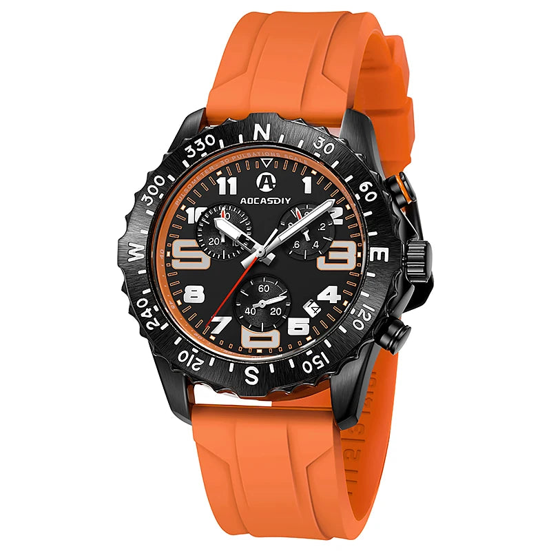 Men's Waterproof Sports Chronograph Watch