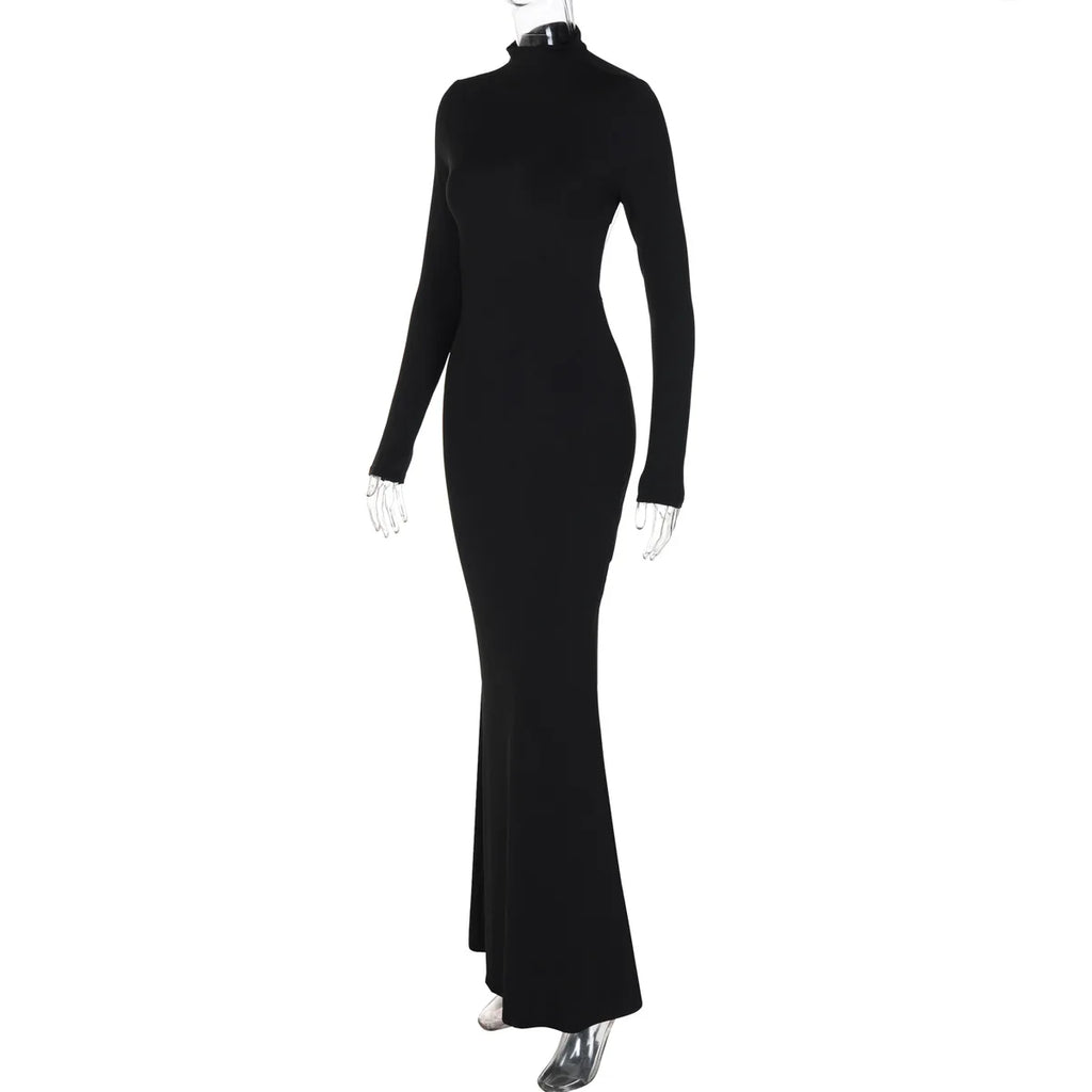 Elegant Backless Maxi Dress