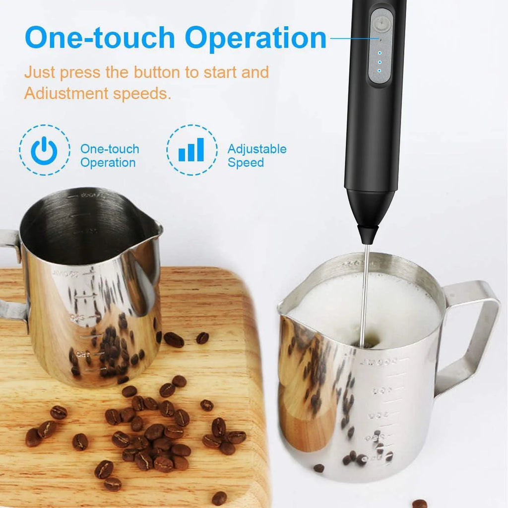 USB Rechargeable Milk Frother