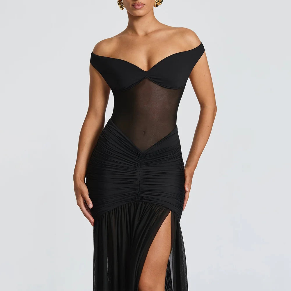 Elegant Backless Maxi Dress