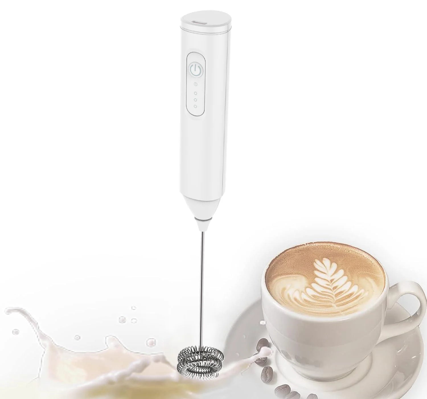 Espumador de leche recargable por USB