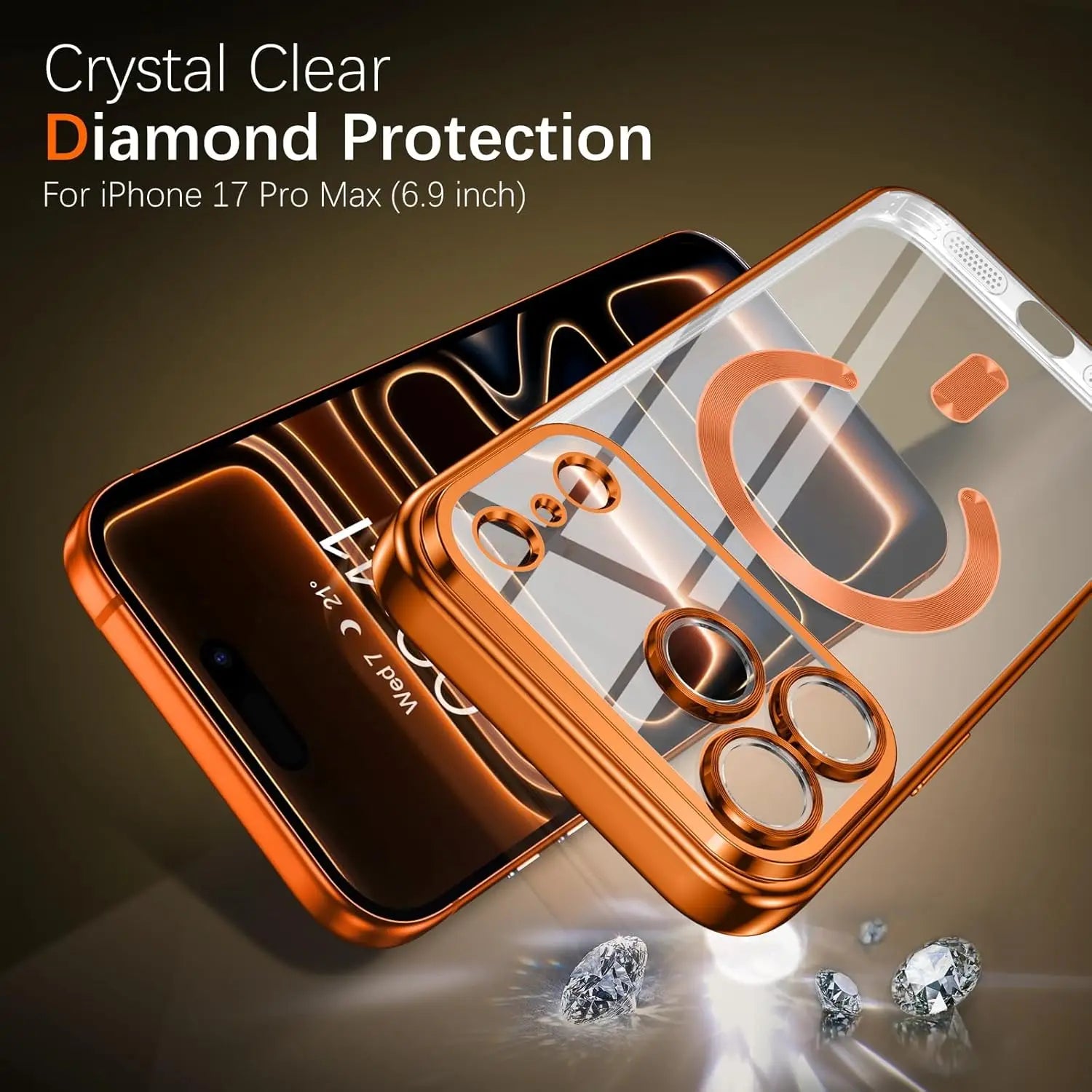 Magnetic Clear iPhone Case